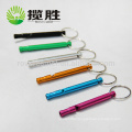Hiking Aluminum Survival Whistle Keychain Outdoor Camping Survival Emergency Whistle